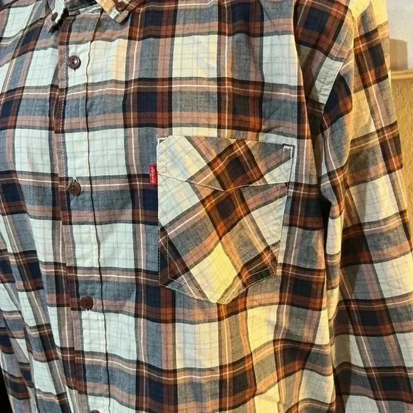Levi’s XXL western style long sleeve shirt like new - Picture 6 of 12